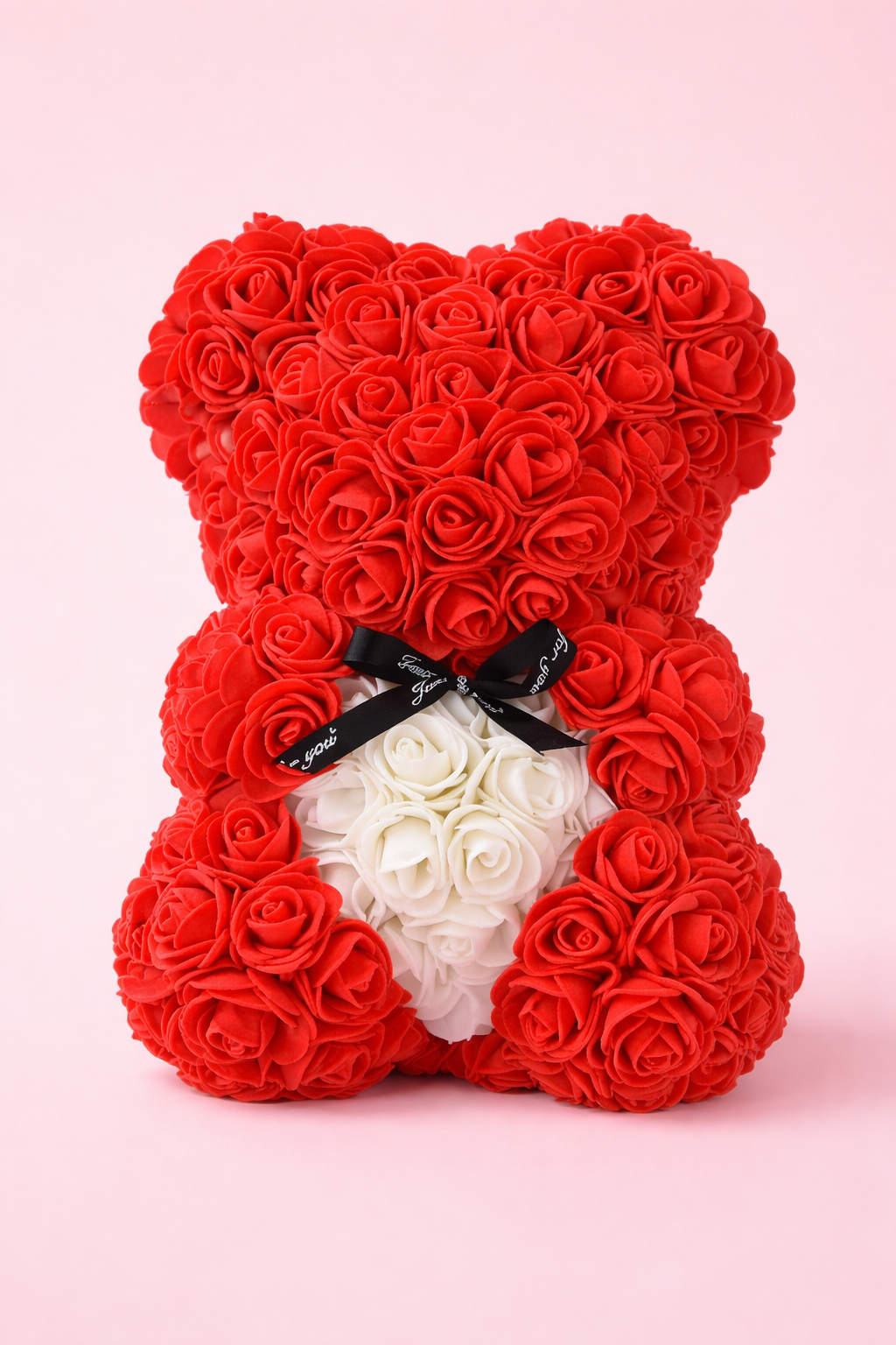 Kwiatowy Miś z Róż - Idealny Prezent na Każdą Okazję